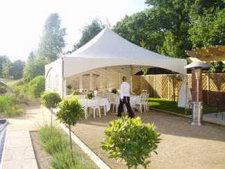 Patio birthday party