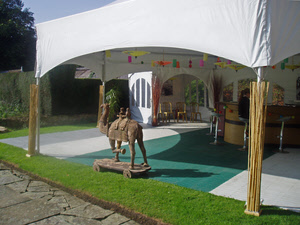 Hexagon with sides open